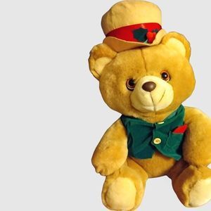 Holiday Christmas Bear Plush Stuffed Animal